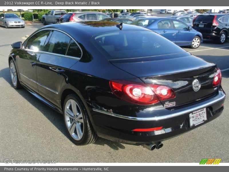 Deep Black Metallic / Black 2012 Volkswagen CC R-Line