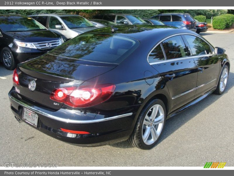 Deep Black Metallic / Black 2012 Volkswagen CC R-Line