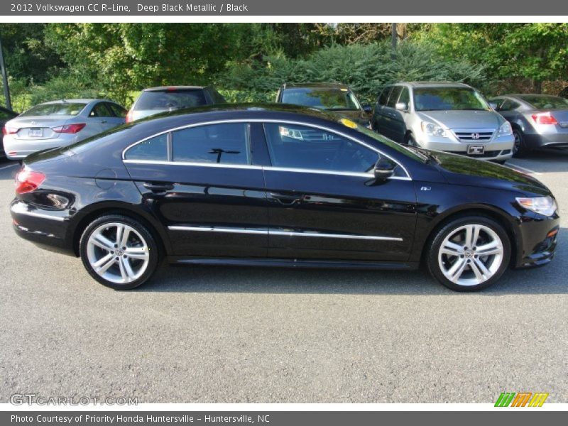 Deep Black Metallic / Black 2012 Volkswagen CC R-Line