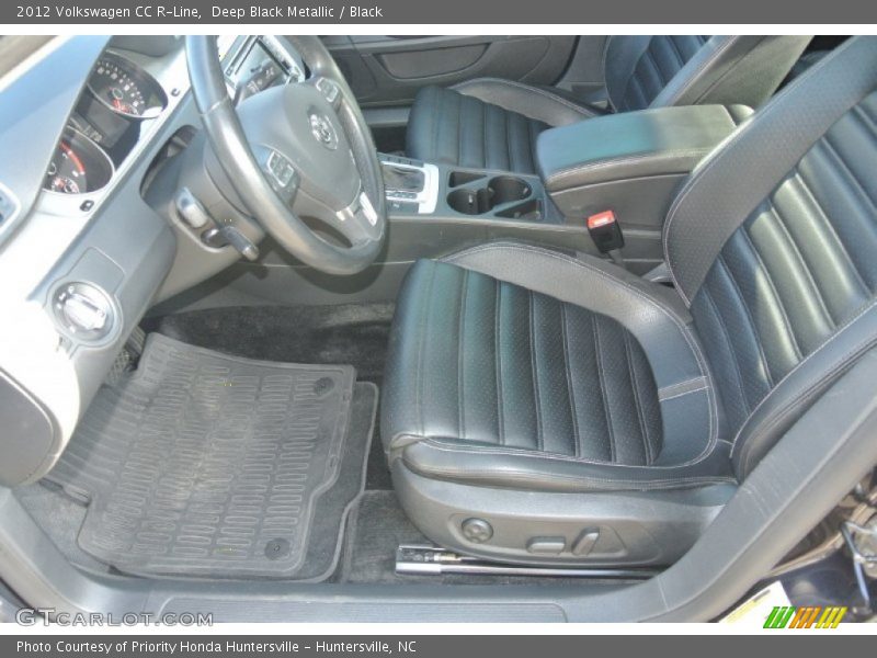 Deep Black Metallic / Black 2012 Volkswagen CC R-Line