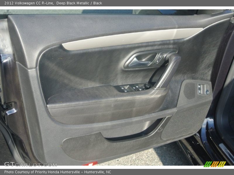 Deep Black Metallic / Black 2012 Volkswagen CC R-Line
