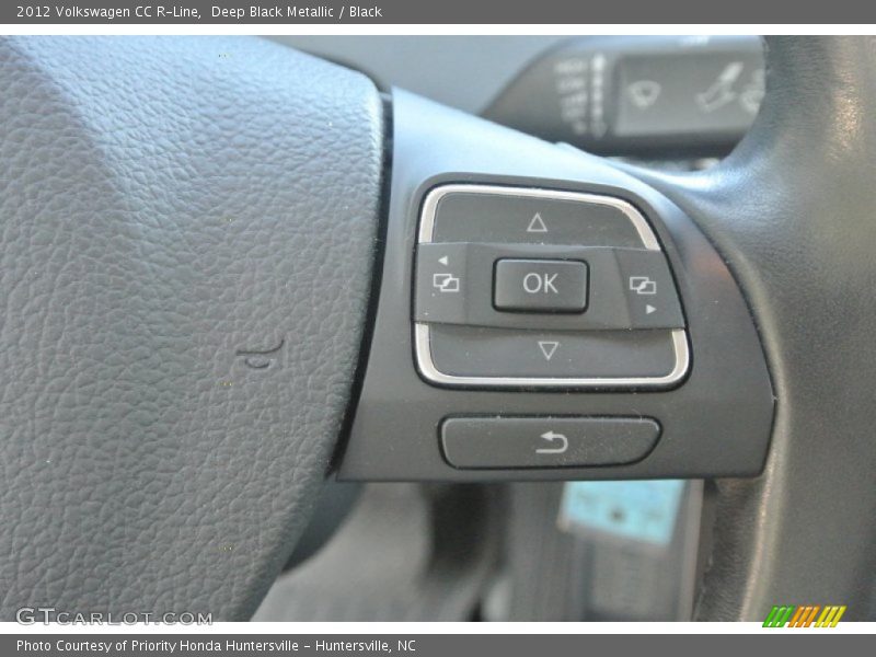 Deep Black Metallic / Black 2012 Volkswagen CC R-Line