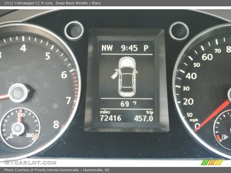 Deep Black Metallic / Black 2012 Volkswagen CC R-Line
