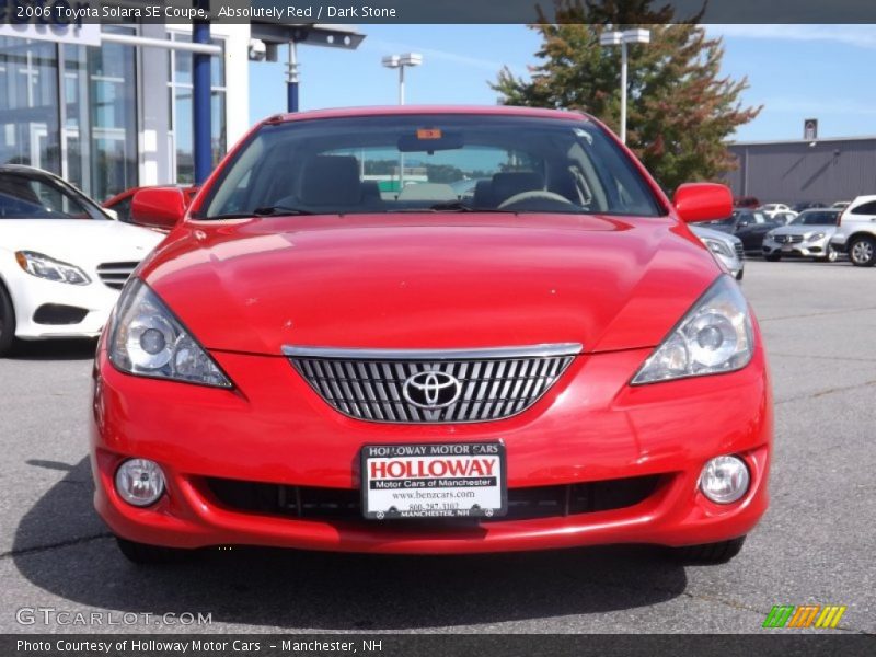 Absolutely Red / Dark Stone 2006 Toyota Solara SE Coupe