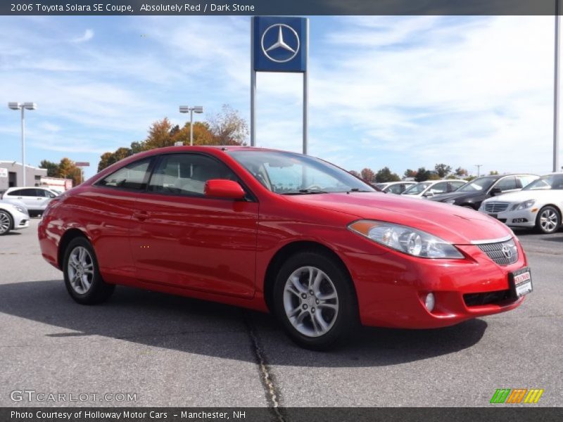 Absolutely Red / Dark Stone 2006 Toyota Solara SE Coupe