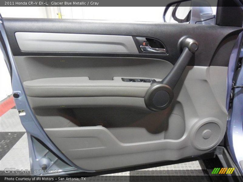 Glacier Blue Metallic / Gray 2011 Honda CR-V EX-L