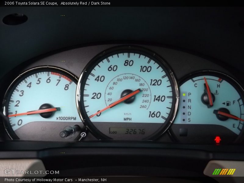 Absolutely Red / Dark Stone 2006 Toyota Solara SE Coupe