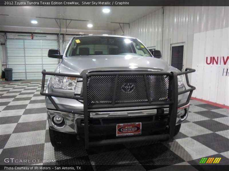 Silver Sky Metallic / Graphite 2012 Toyota Tundra Texas Edition CrewMax
