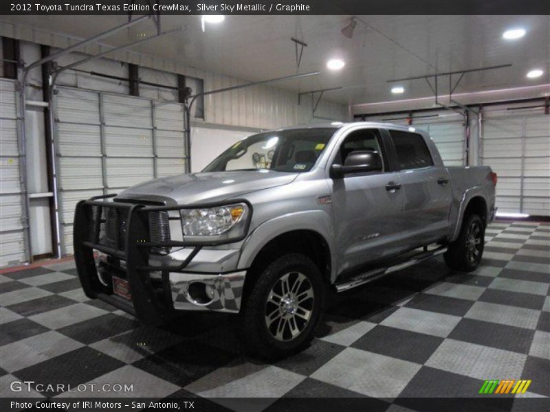 Silver Sky Metallic / Graphite 2012 Toyota Tundra Texas Edition CrewMax