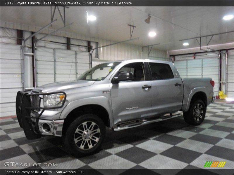 Silver Sky Metallic / Graphite 2012 Toyota Tundra Texas Edition CrewMax