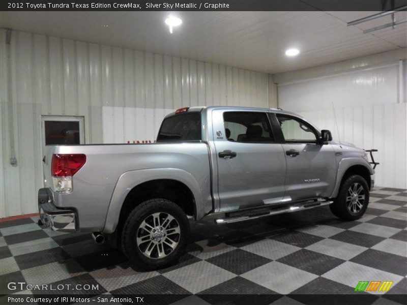 Silver Sky Metallic / Graphite 2012 Toyota Tundra Texas Edition CrewMax