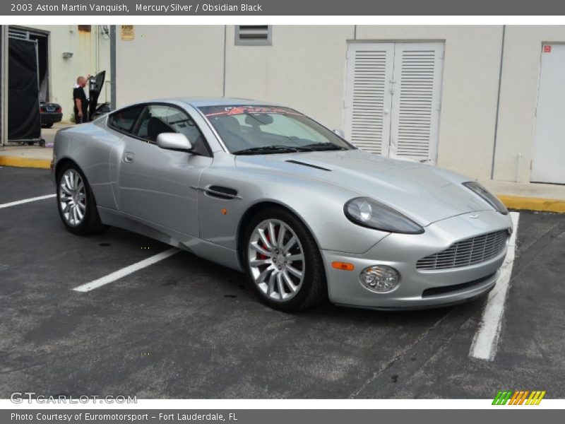 Front 3/4 View of 2003 Vanquish 