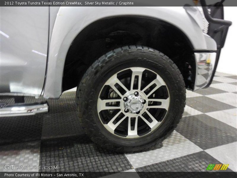 Silver Sky Metallic / Graphite 2012 Toyota Tundra Texas Edition CrewMax