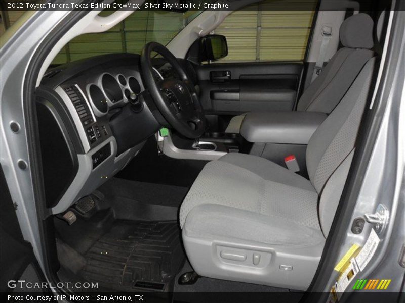 Silver Sky Metallic / Graphite 2012 Toyota Tundra Texas Edition CrewMax