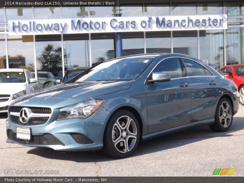 Universe Blue Metallic / Black 2014 Mercedes-Benz CLA 250