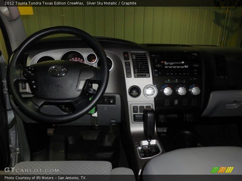 Silver Sky Metallic / Graphite 2012 Toyota Tundra Texas Edition CrewMax