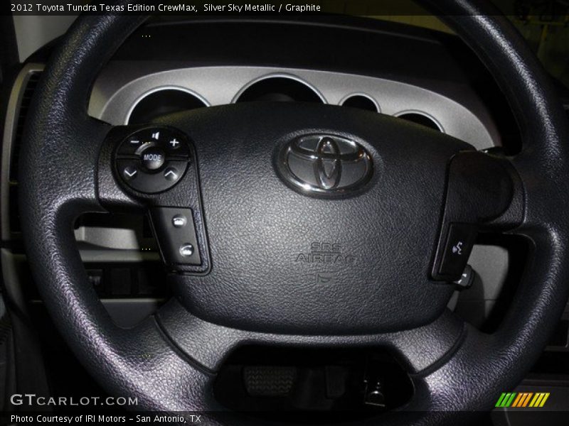 Silver Sky Metallic / Graphite 2012 Toyota Tundra Texas Edition CrewMax
