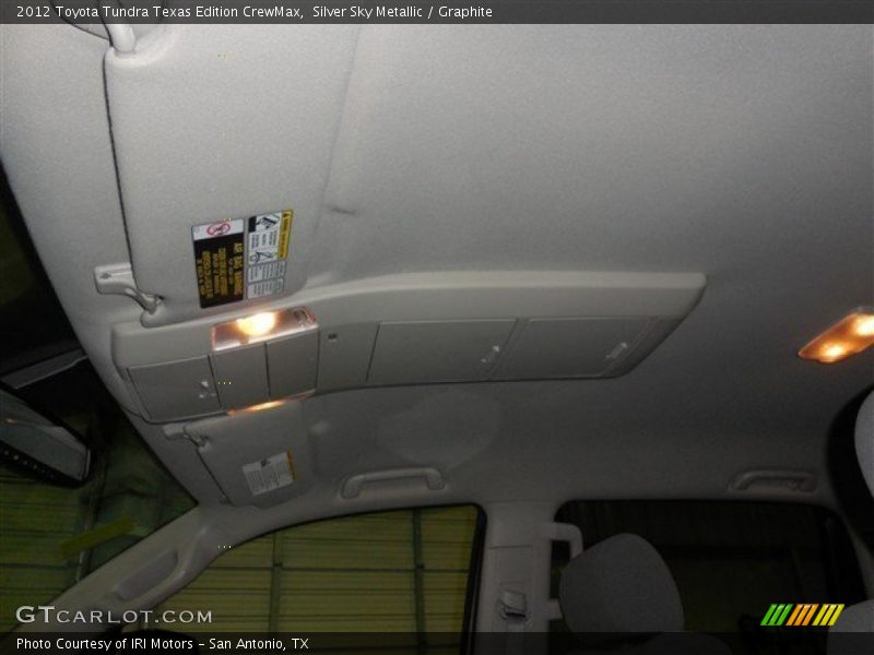 Silver Sky Metallic / Graphite 2012 Toyota Tundra Texas Edition CrewMax