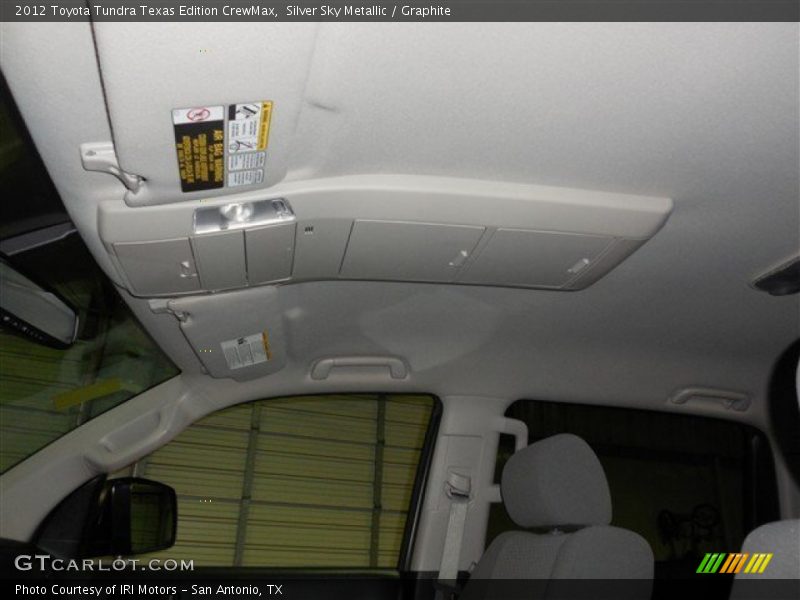 Silver Sky Metallic / Graphite 2012 Toyota Tundra Texas Edition CrewMax
