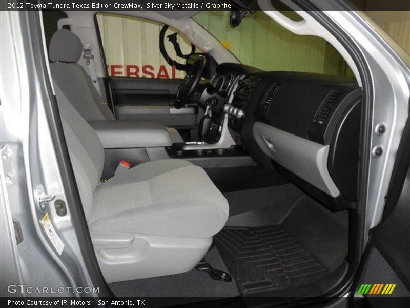 Silver Sky Metallic / Graphite 2012 Toyota Tundra Texas Edition CrewMax