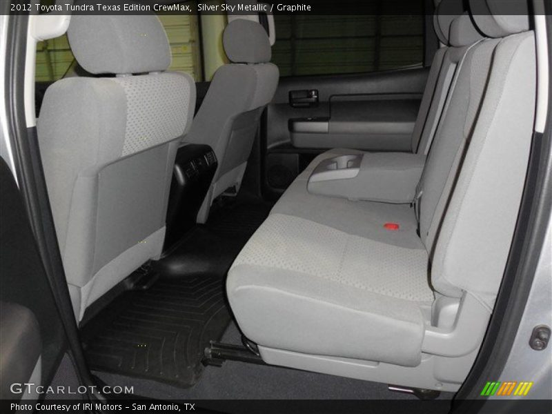 Silver Sky Metallic / Graphite 2012 Toyota Tundra Texas Edition CrewMax