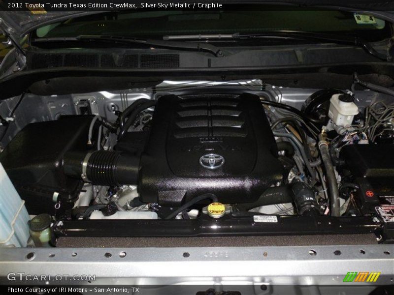 Silver Sky Metallic / Graphite 2012 Toyota Tundra Texas Edition CrewMax