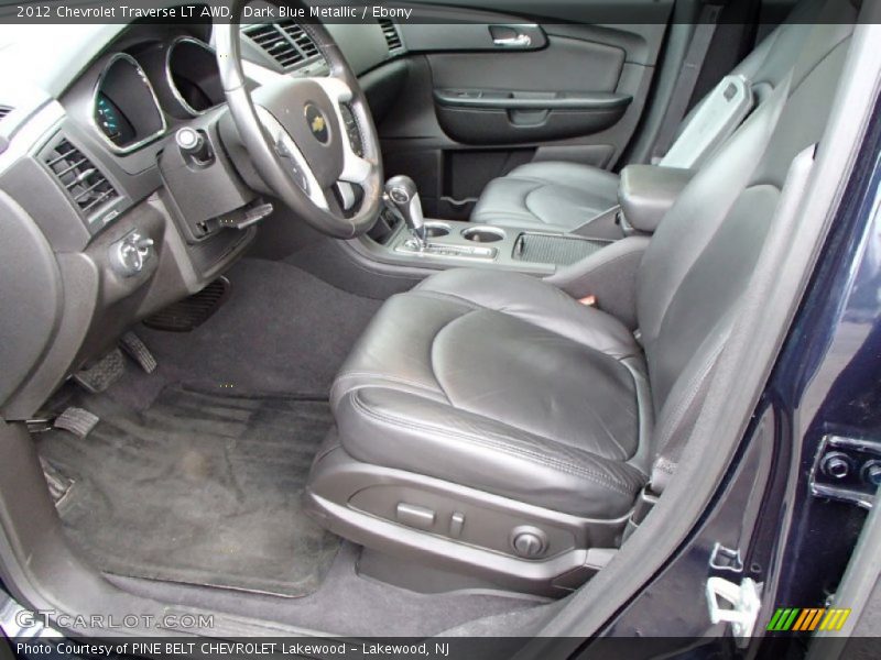 Dark Blue Metallic / Ebony 2012 Chevrolet Traverse LT AWD