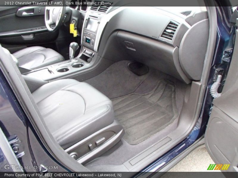 Dark Blue Metallic / Ebony 2012 Chevrolet Traverse LT AWD
