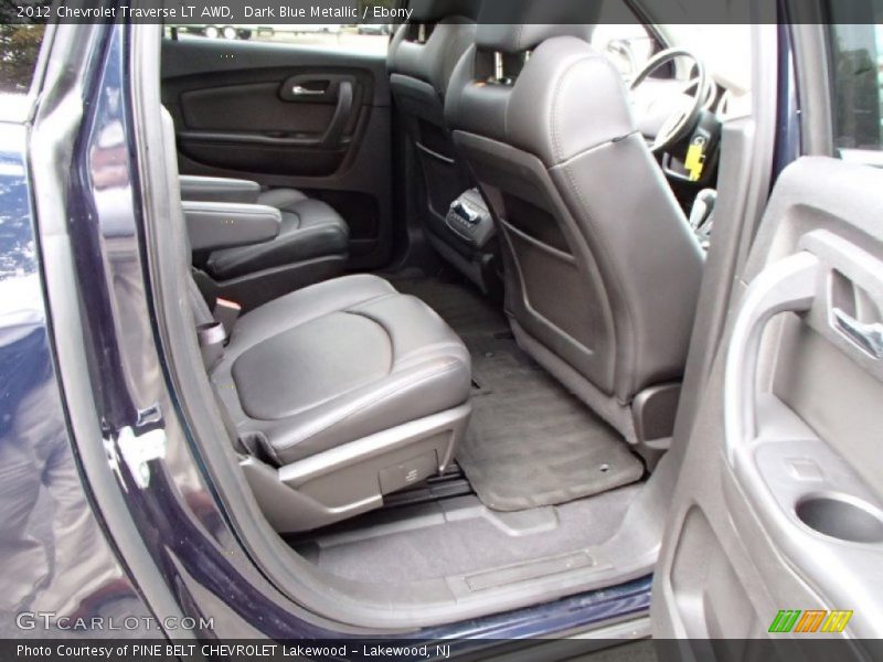 Dark Blue Metallic / Ebony 2012 Chevrolet Traverse LT AWD