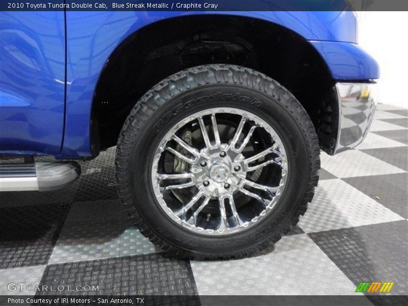 Blue Streak Metallic / Graphite Gray 2010 Toyota Tundra Double Cab