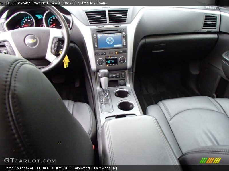 Dark Blue Metallic / Ebony 2012 Chevrolet Traverse LT AWD