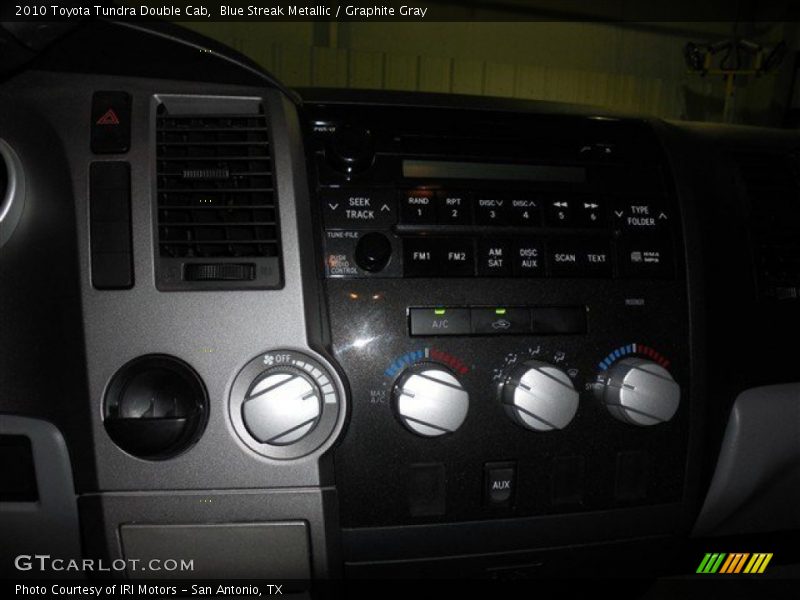 Blue Streak Metallic / Graphite Gray 2010 Toyota Tundra Double Cab