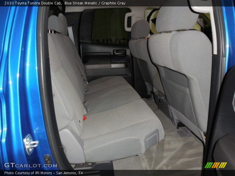 Blue Streak Metallic / Graphite Gray 2010 Toyota Tundra Double Cab