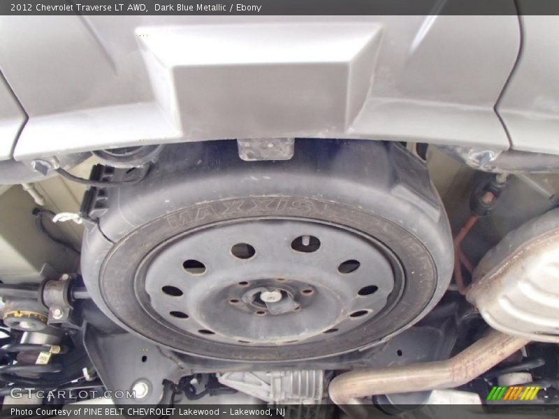 Dark Blue Metallic / Ebony 2012 Chevrolet Traverse LT AWD