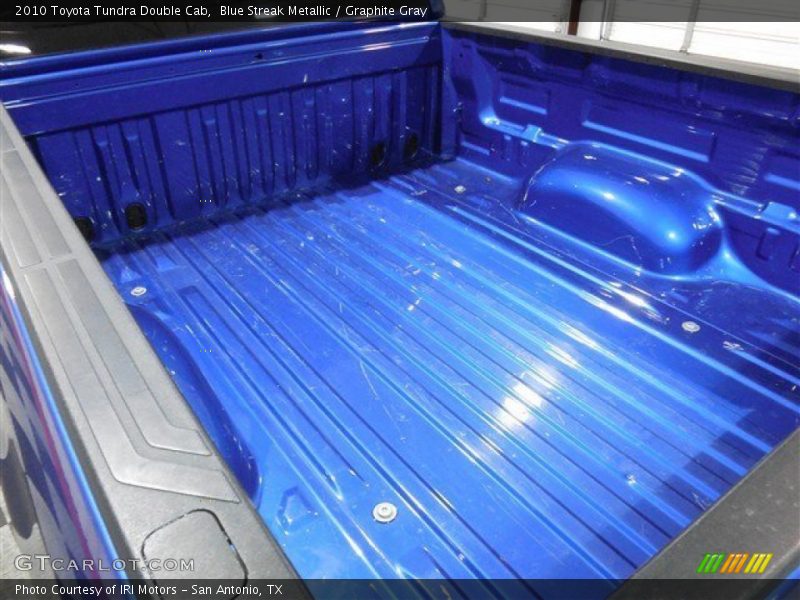 Blue Streak Metallic / Graphite Gray 2010 Toyota Tundra Double Cab