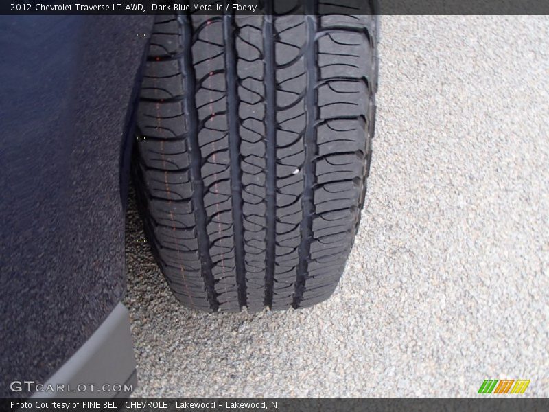 Dark Blue Metallic / Ebony 2012 Chevrolet Traverse LT AWD