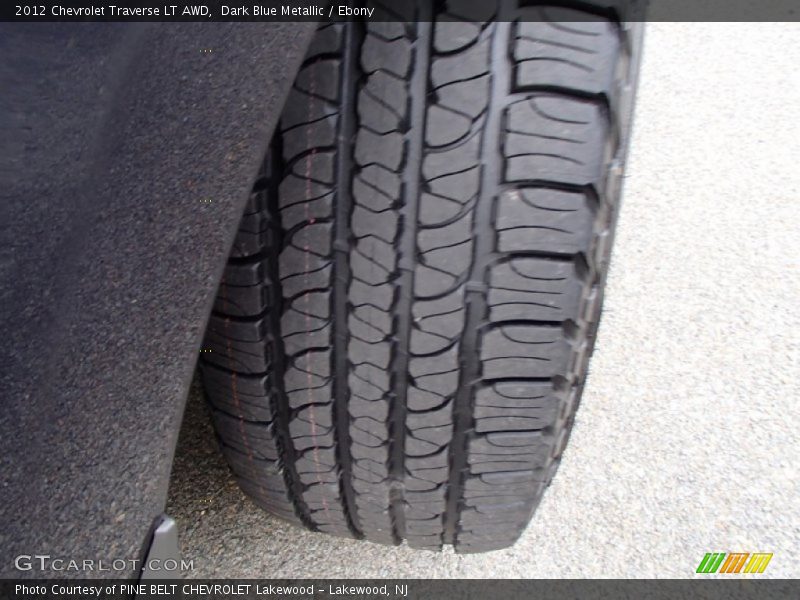 Dark Blue Metallic / Ebony 2012 Chevrolet Traverse LT AWD