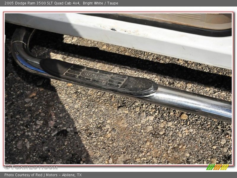 Bright White / Taupe 2005 Dodge Ram 3500 SLT Quad Cab 4x4
