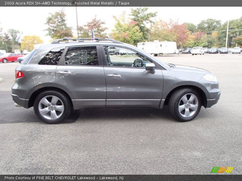 Polished Metal Metallic / Taupe 2009 Acura RDX SH-AWD Technology