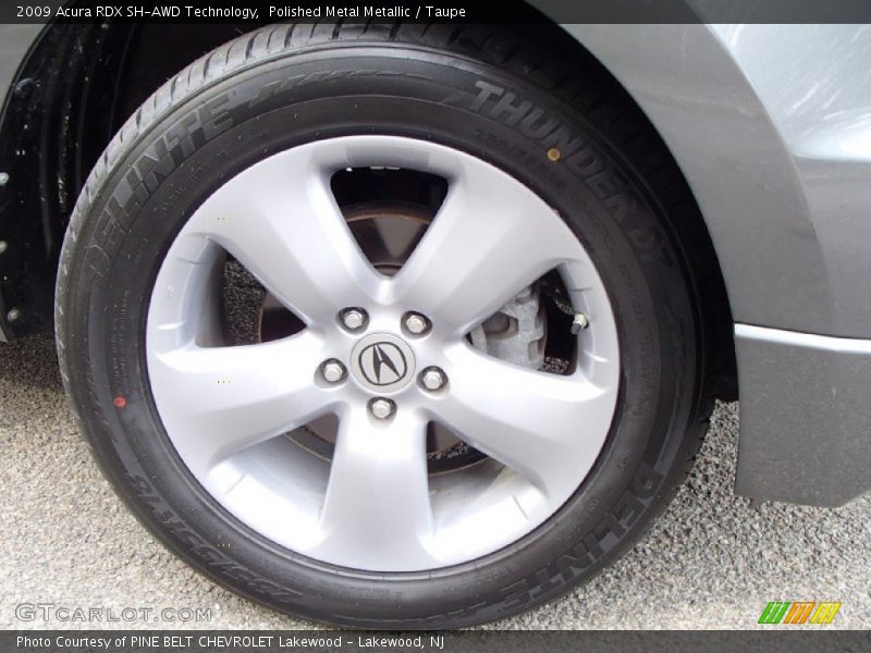 Polished Metal Metallic / Taupe 2009 Acura RDX SH-AWD Technology