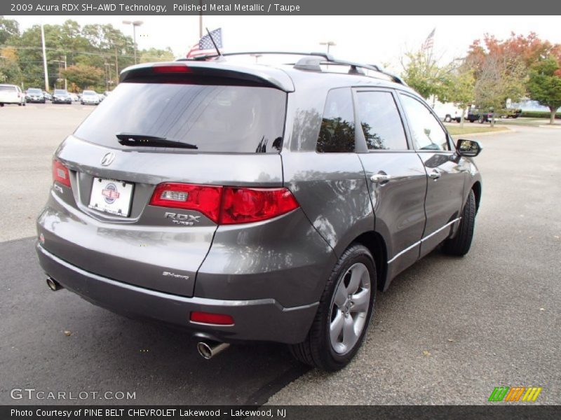 Polished Metal Metallic / Taupe 2009 Acura RDX SH-AWD Technology