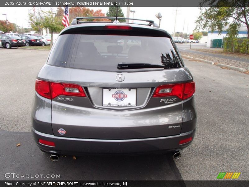 Polished Metal Metallic / Taupe 2009 Acura RDX SH-AWD Technology