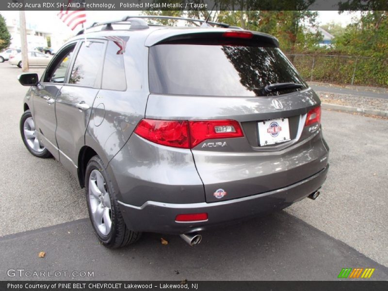 Polished Metal Metallic / Taupe 2009 Acura RDX SH-AWD Technology