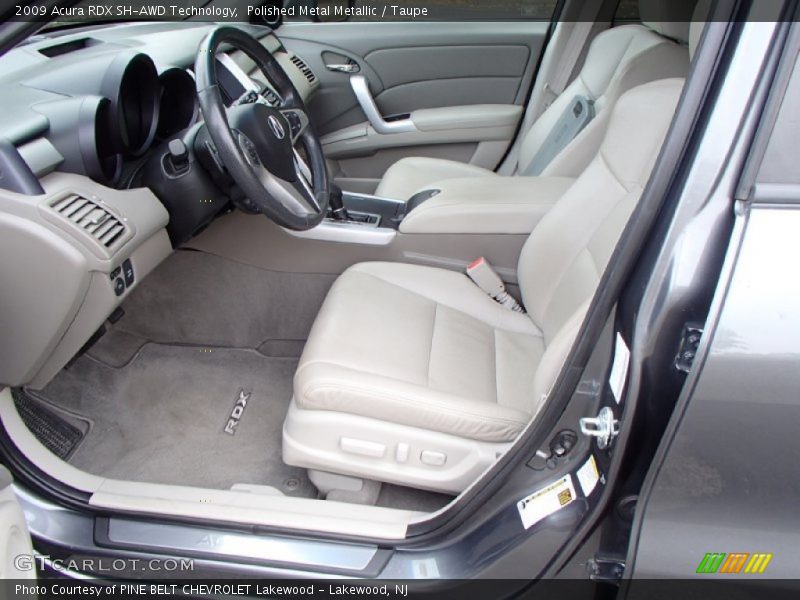 Polished Metal Metallic / Taupe 2009 Acura RDX SH-AWD Technology