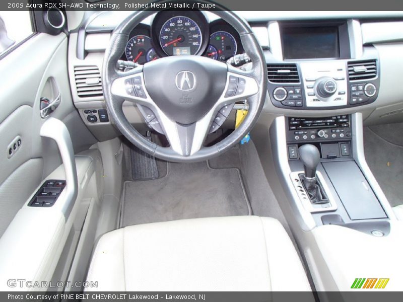 Polished Metal Metallic / Taupe 2009 Acura RDX SH-AWD Technology
