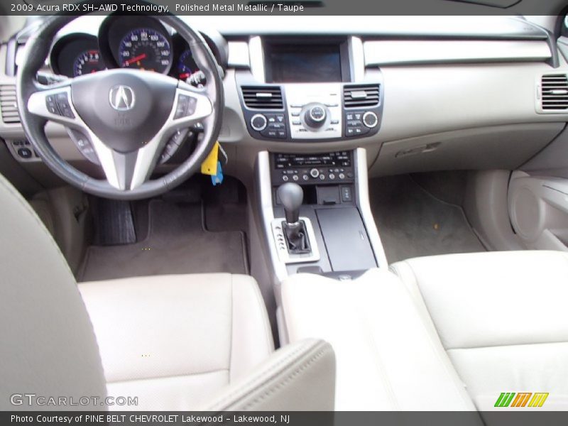 Polished Metal Metallic / Taupe 2009 Acura RDX SH-AWD Technology