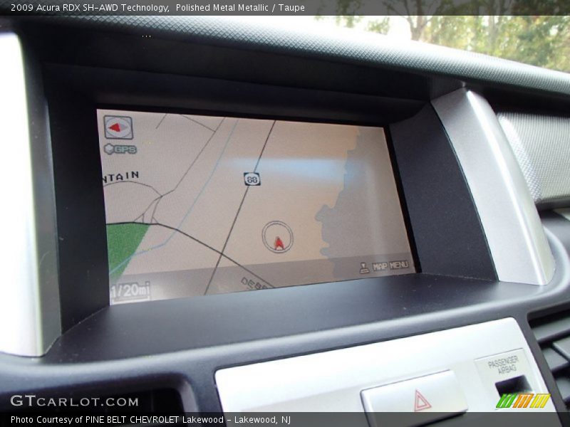 Polished Metal Metallic / Taupe 2009 Acura RDX SH-AWD Technology