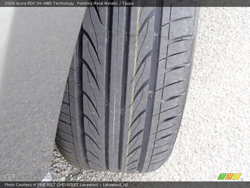 Polished Metal Metallic / Taupe 2009 Acura RDX SH-AWD Technology