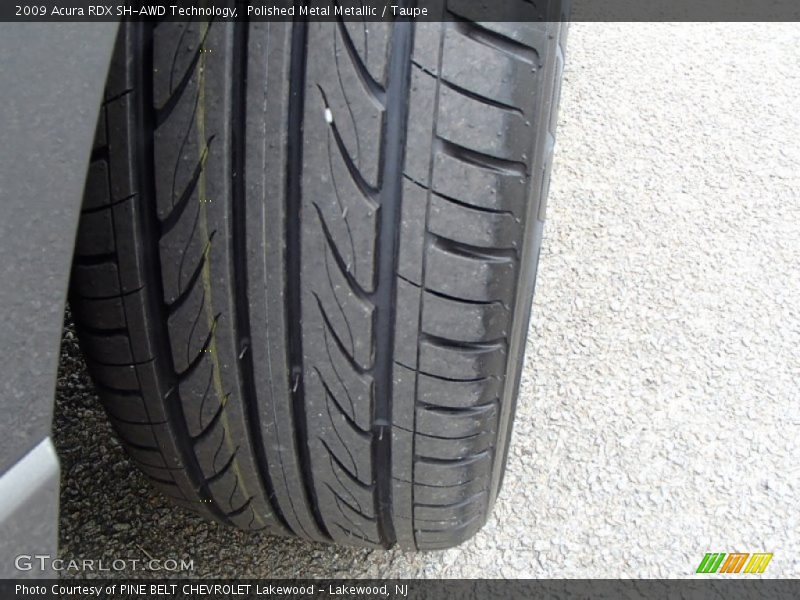 Polished Metal Metallic / Taupe 2009 Acura RDX SH-AWD Technology
