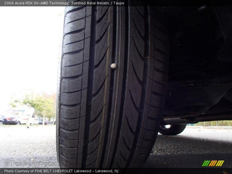 Polished Metal Metallic / Taupe 2009 Acura RDX SH-AWD Technology